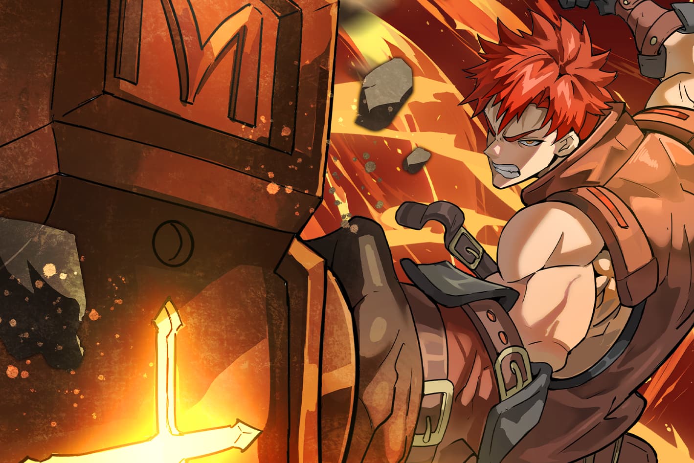 The free Gates of Krystalia demo scenario and warrior